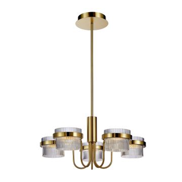 Italux Tiara PND-77362-5-40W-GD Lustr 5x40W/LED 3000K 4405lm IP20