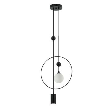 Italux TROSTI PND-428892-BK Závěsná lampa 1xGU10 35W|1xG9 25W IP20