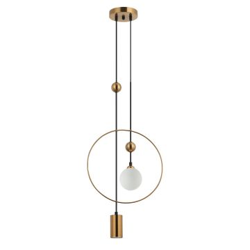 Italux TROSTI PND-428892-BRO Závěsná lampa 1xGU10 35W|1xG9 25W IP20