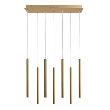 Italux Valdes PND-22302-7-GD Závěsná lampa 7x35W/LED 3000K|4000K|6000K 1300lm IP20