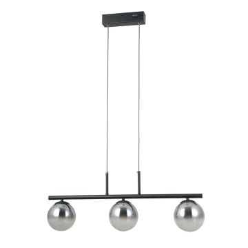 Italux Velada PND-34381-3-BK Závěsná lampa 3x15W/LED 3000K 610lm IP20