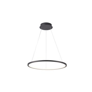 Italux Vinola PND-56135B-040RPC-BK-3KS4K Závěsná lampa 1x24W/LED 3000K|4000K 1920lm IP20