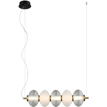 Italux Testa PND-84938-4-BK Závěsná lampa 1x19W/LED 3000K 1200lm IP20