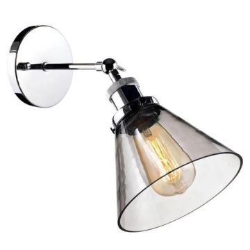 Altavola Design NEW YORK LOFT LA034/W_smoky_chrom Nástěnná lampa 1x40W/E27 IP20