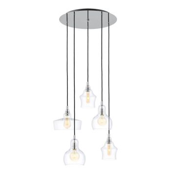 Kaspa LONGIS 5 10526509 Závěsná lampa 5x25W/E27 IP20