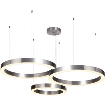 Step Into Design CIRCLE 3in1 ST-8848-40+60+60 nickel Závěsná lampa 3x85W/LED 3000K 8075lm IP20