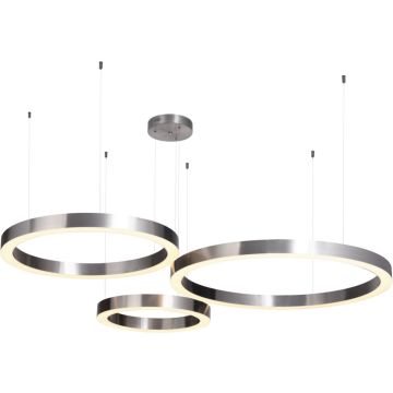 Step Into Design CIRCLE 3in1 ST-8848-40+60+80 nickel Závěsná lampa 3x93W/LED 3000K 8835lm IP20
