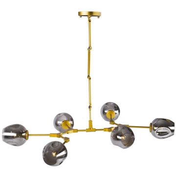 Step Into Design MODERN ORCHID ST-1232-6 GOLD Stropní lampa 6x60W/E27 IP20