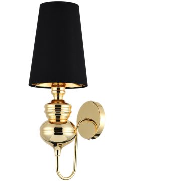 Step Into Design QUEEN MB-8046-18 black gold Nástěnná lampa 2x40w/E27 IP20