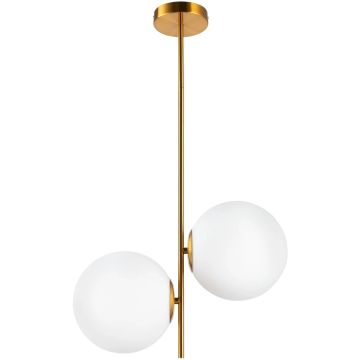 Step Into Design VENUS ST-5025-2 BRASS Stropní lampa 2x60W/E27 IP20