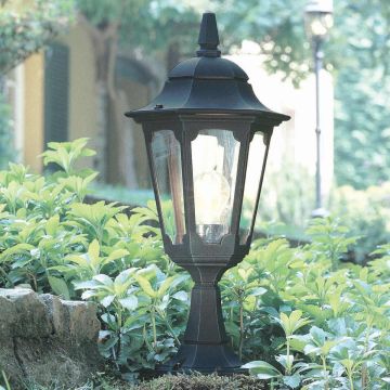Elstead Lighting PARISH PR4-BLACK Stojací lampa 1x60W/E27 IP44