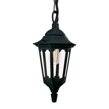 Elstead Lighting Parish PR9-BLACK Lampa wisząca 1x60W/E27 IP44