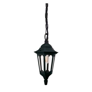Elstead Lighting Parish PRM9-BLACK Lampa wisząca 1x60W/E27 IP44