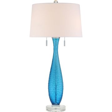 Quoizel OCEAN BLUE QZS-Q2314T Stolní lampa 2x60W/E27