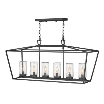 Quintiesse ALFORD PLACE QN-ALFORD-PLACE-6P-MB Závěsná lampa 6x40W/E14 IP44