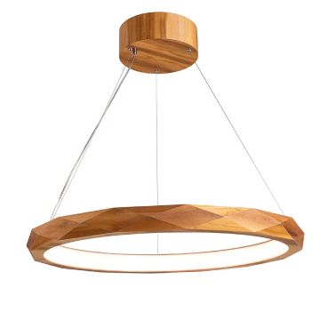 Quintiesse Angular QN-ANGULAR-RING-LED-80-TEAK Závěsná lampa 1x29W/LED 3000K 1685lm IP20
