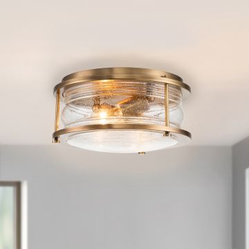 Quintiesse ASHLAND BAY QN-ASHLANDBAY-F-NBR-BATH Stropní lampa 2x60W/E27 IP44