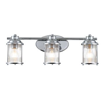 Quintiesse ASHLAND BAY QN-ASHLANDBAY3-PC-BATH Nástěnná lampa 3x60W/E27 IP44