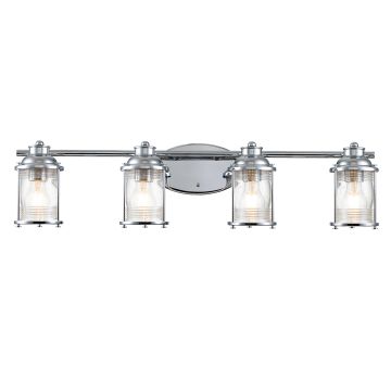 Quintiesse ASHLAND BAY QN-ASHLANDBAY4-PC-BATH Nástěnná lampa 4x60W/E27 IP44