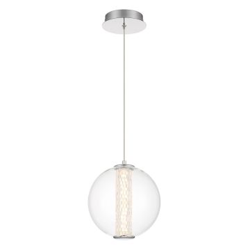 Quintiesse Atomo QN-ATOMO-1P-PC Závěsná lampa 1x9W/LED 3000K 756lm IP20