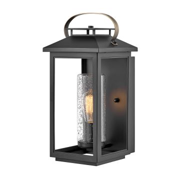 Quintiesse ATWATER QN-ATWATER-M-BK Nástěnná lampa 1x60W/E27 IP44
