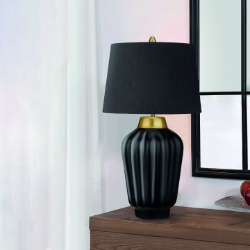 Quintiesse BEXLEY QN-BEXLEY-TL-BKBB Stolní lampa 1x60W/E27