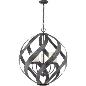 Quintiesse BLACKSMITH QN-BLACKSMITH-5P-OBK Závěsná lampa 5x40W/E14 IP44