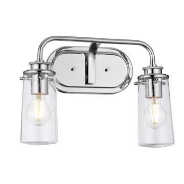 Quintiesse BRAELYN QN-BRAELYN2-PC Nástěnná lampa 2x40W/E27 IP44