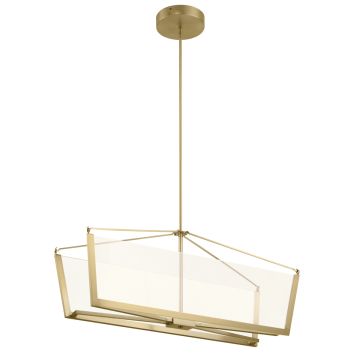 Quintiesse CALTERS QN-CALTERS-ISLE-CG Závěsná lampa 1x50.8W/LED 3000k 5440LM