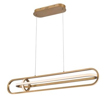 Quintiesse Demark QN-DEMARK-LP-BG Závěsná lampa 1x58W/LED 3000K 2900lm IP20