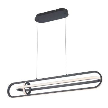 Quintiesse Demark QN-DEMARK-LP-BK Závěsná lampa 1x58W/LED 3000K 2900lm IP20