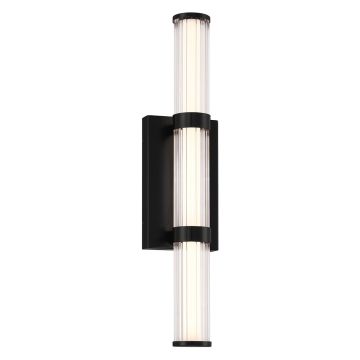 Quintiesse Fayton QN-FAYTON-M-BK Nástěnná lampa 1x21,6W/LED 3000K 1477lm IP44