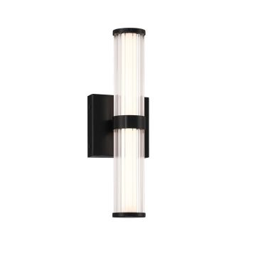 Quintiesse Fayton QN-FAYTON-S-BK Nástěnná lampa 1x14W/LED 3000K 985lm IP44