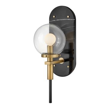 Quintiesse Gilda QN-GILDA-WB1-BK Nástěnná lampa 1x40W/E14 IP44