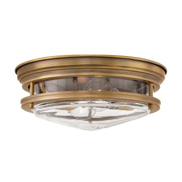 Quintiesse HADRIAN QN-HADRIAN-FS-BR-CLEAR Stropní lampa 2x40W/E27 IP44