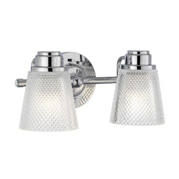 Quintiesse HUDSON QN-HUDSON2-BATH Nástěnná lampa 2x3,5W/G9 3000K 640LM IP44