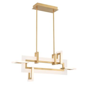 Quintiesse Inizio QN-INIZIO-LP-S-BG Stropní lampa 1x46W/LED 3000K 2086lm IP20