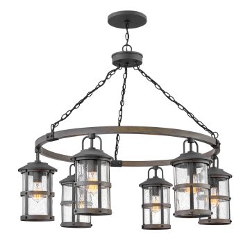 Quintiesse LAKEHOUSE QN-LAKEHOUSE6-P-DZ Závěsná lampa 6x60W/E27 IP44