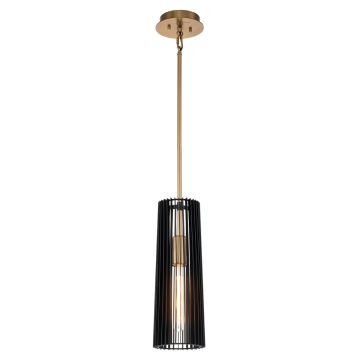 Quintiesse LINARA QN-LINARA-P-BK Závěsná lampa 1x60W/E27
