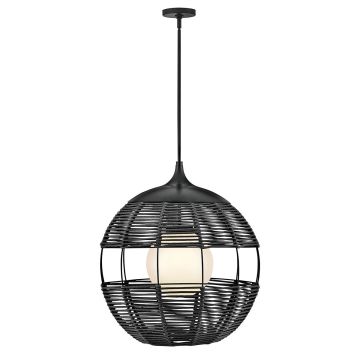 Quintiesse Maddox QN-MADDOX-P-M-BK-BK Závěsná lampa 1x60W/E27 IP44