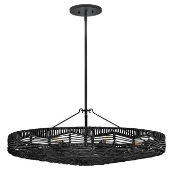 Quintiesse Ophelia QN-OPHELIA-6P-BK-BK Závěsná lampa 6x40W/E14 IP20