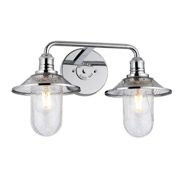 Quintiesse RIGBY QN-RIGBY2-BATH-PC Nástěnná lampa 2x40W/E27 IP44