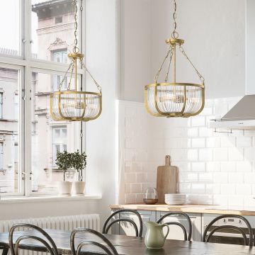 Quintiesse ROUX QN-ROUX3-NBR Závěsná lampa 3x60W/E27