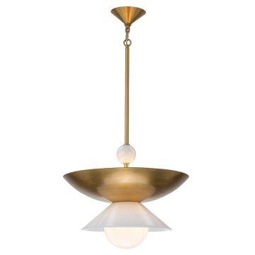 Quintiesse Saucer QN-SAUCER-4P-L-AB-OPAL Závěsná lampa 3x40W/E14 IP20