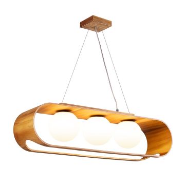 Quintiesse Sfera QN-SFERA-3P-TEAK Závěsná lampa 3x40W/E27 IP20