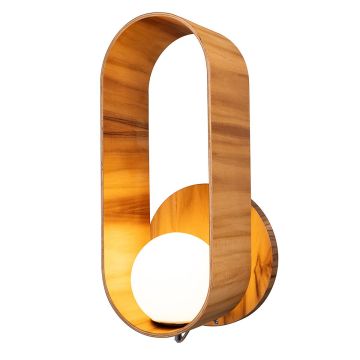 Quintiesse Sfera QN-SFERA-WB-L-TEAK Nástěnná lampa 1x40W/E27 IP20