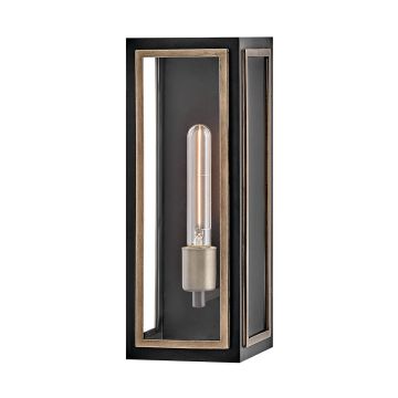Quintiesse Shaw QN-SHAW-1M-BK Nástěnná lampa 1x40W/E27 IP44
