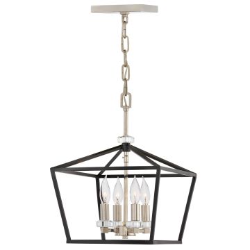 Quintiesse STINSON QN-STINSON-4P-M-BK Závěsná lampa 4x60W/E14
