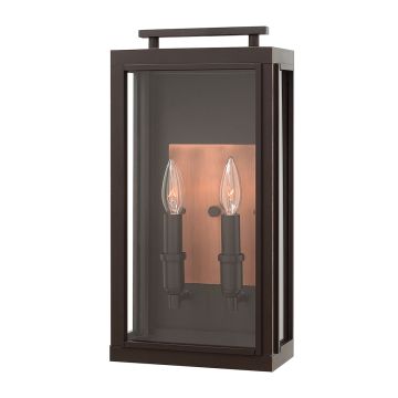 Quintiesse SUTCLIFFE QN-SUTCLIFFE-M-OZ Nástěnná lampa 2x60W/E14 IP44