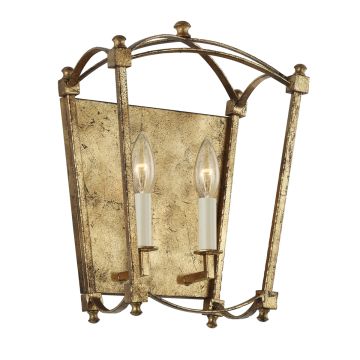 Quintiesse THAYER QN-THAYER2-ADB Nástěnná lampa 2x40W/E14